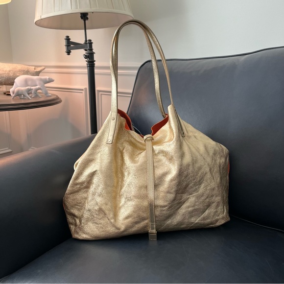 Tiffany & Co. Orange Suede Reversible Tote - Picture 11 of 16